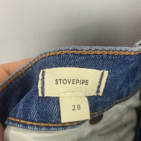 Madewell Stovepipe Jeans in Leaside Wash - Size 28 - Picture 11 of 14